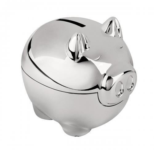 Silver Piggy Bank - Silver Plated